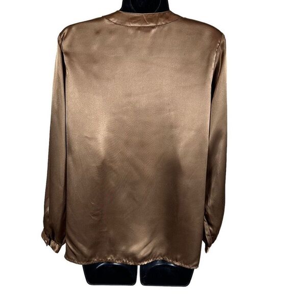 Vintage Justine Todd Long Sleeve Button Down Blouse Size 8 - Picture 8 of 10